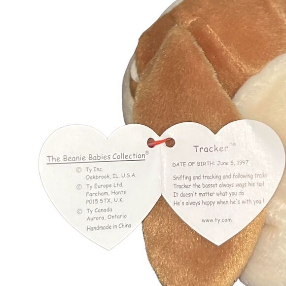 Ty Beanie Baby Tracker the Dog, RARE, retired - Picture 7 of 8